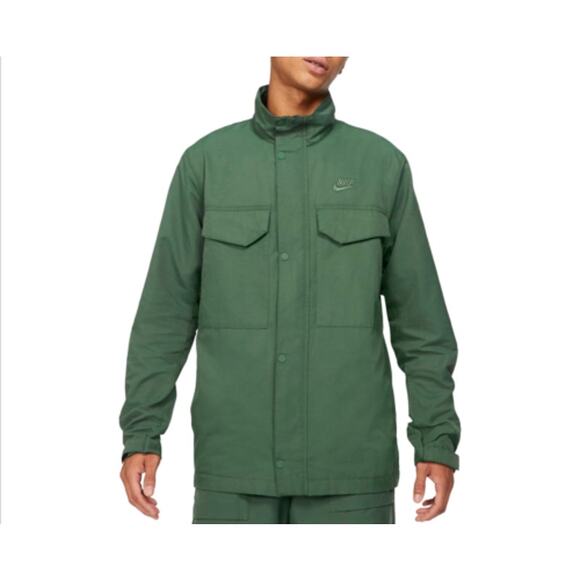 Nike Men's M65 Utility Jacket Medium Green Lightweight‎ - Picture 1 of 8